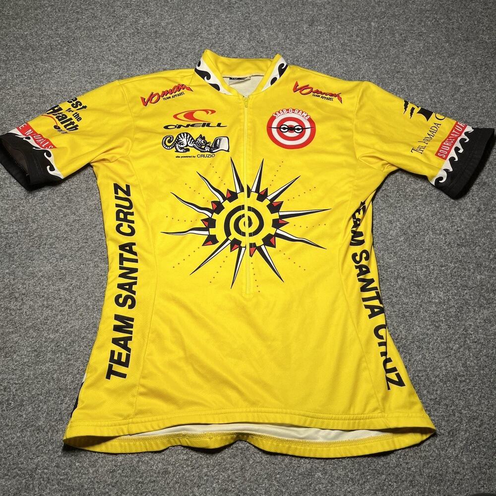 Vintage 90s Vomax Cycling Jersey Womens Large 4 Team Santa Cruz O'Neill USA